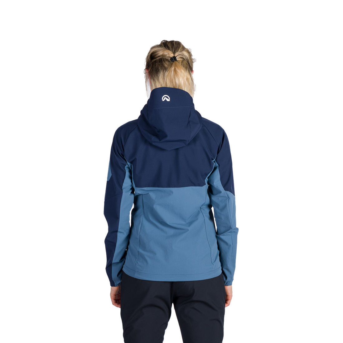 BU-6293OR women's trekking hybrid softshell active jacket JANELL