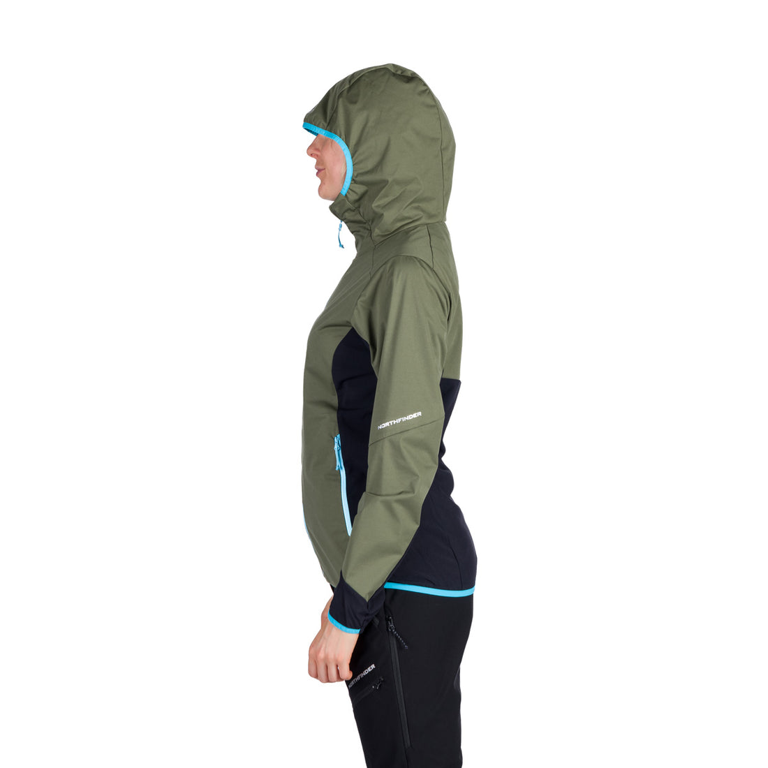 BU-6295OR women's trekking hybrid multisport lightweight jacket 2.5L KENDRA