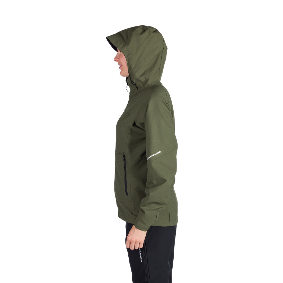 BU-6297OR women's trekking 1L softshell active jacket CORI