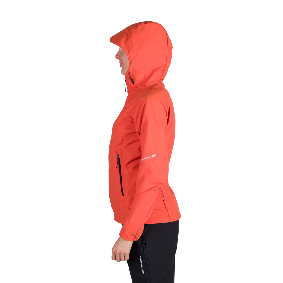 BU-6297OR women's trekking 1L softshell active jacket CORI