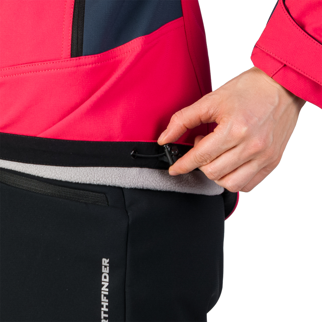 BU-6330OR women's outdoor hoody softshell jacket 3L CHANDRA