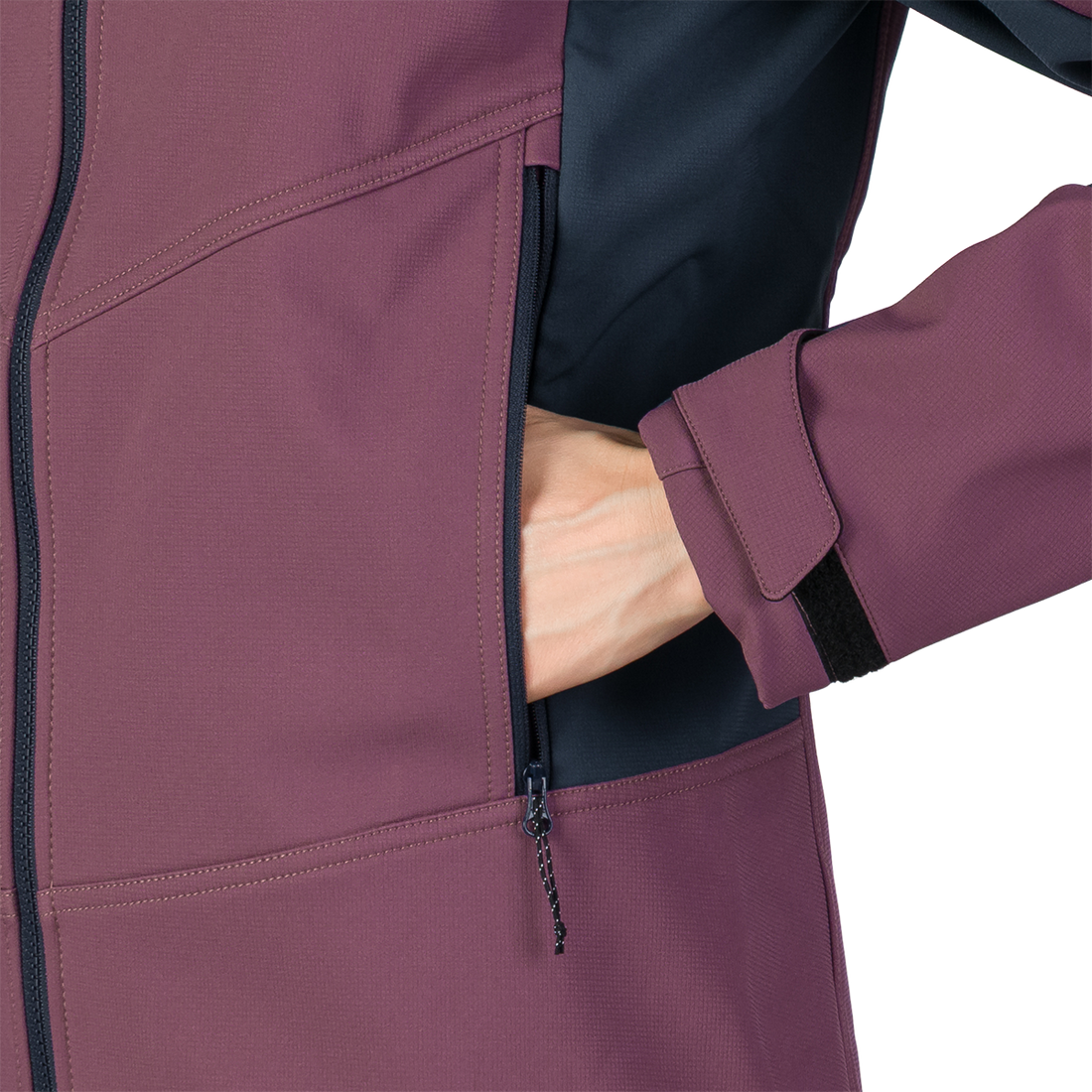 BU-6330OR women's outdoor hoody softshell jacket 3L CHANDRA