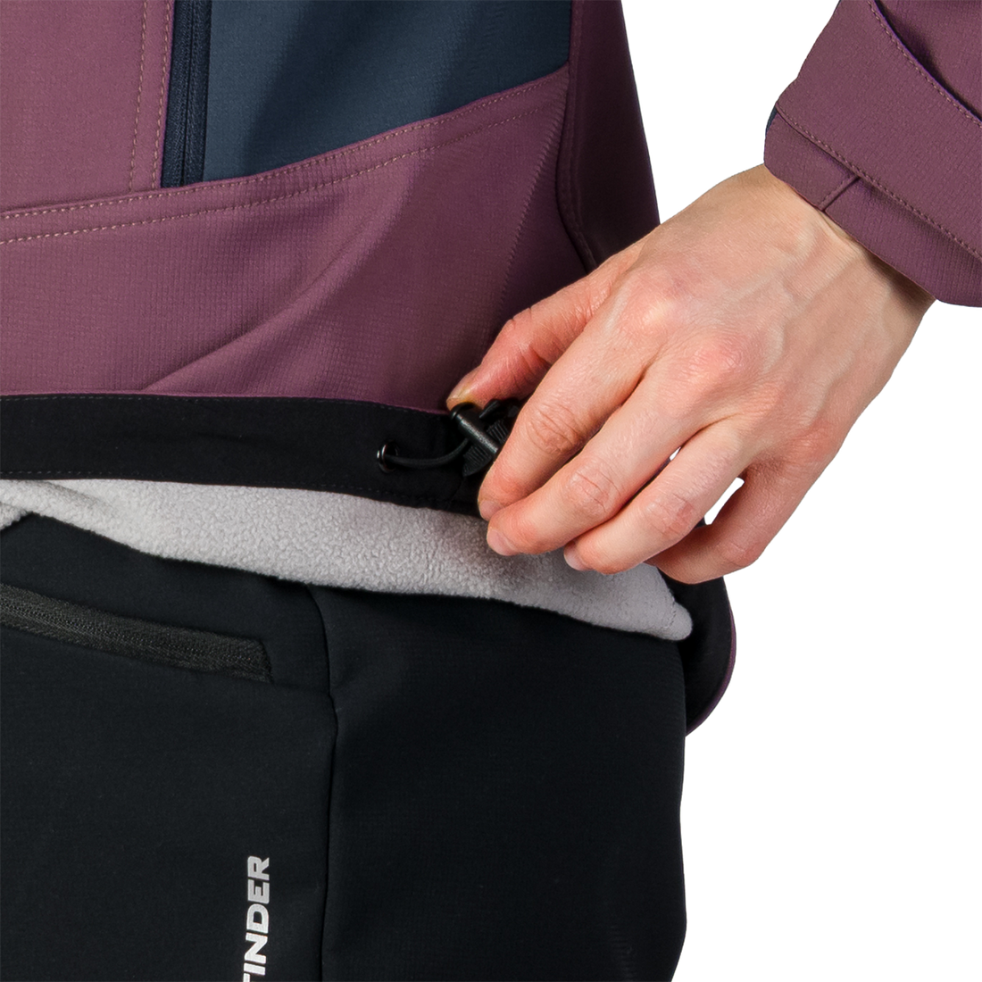 BU-6330OR women's outdoor hoody softshell jacket 3L CHANDRA