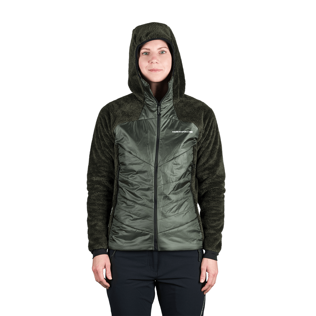 BU-6336OR women's hybrid outdoor jacket TAMMI