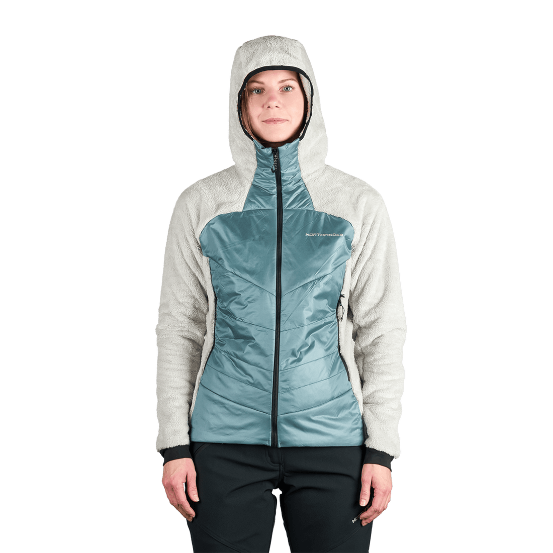BU-6336OR women's hybrid outdoor jacket TAMMI