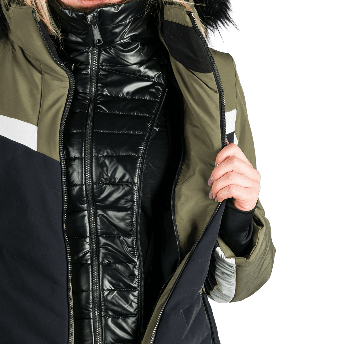 BU-6343SNW women's ski premium jacket Dermizax™EV KALEY