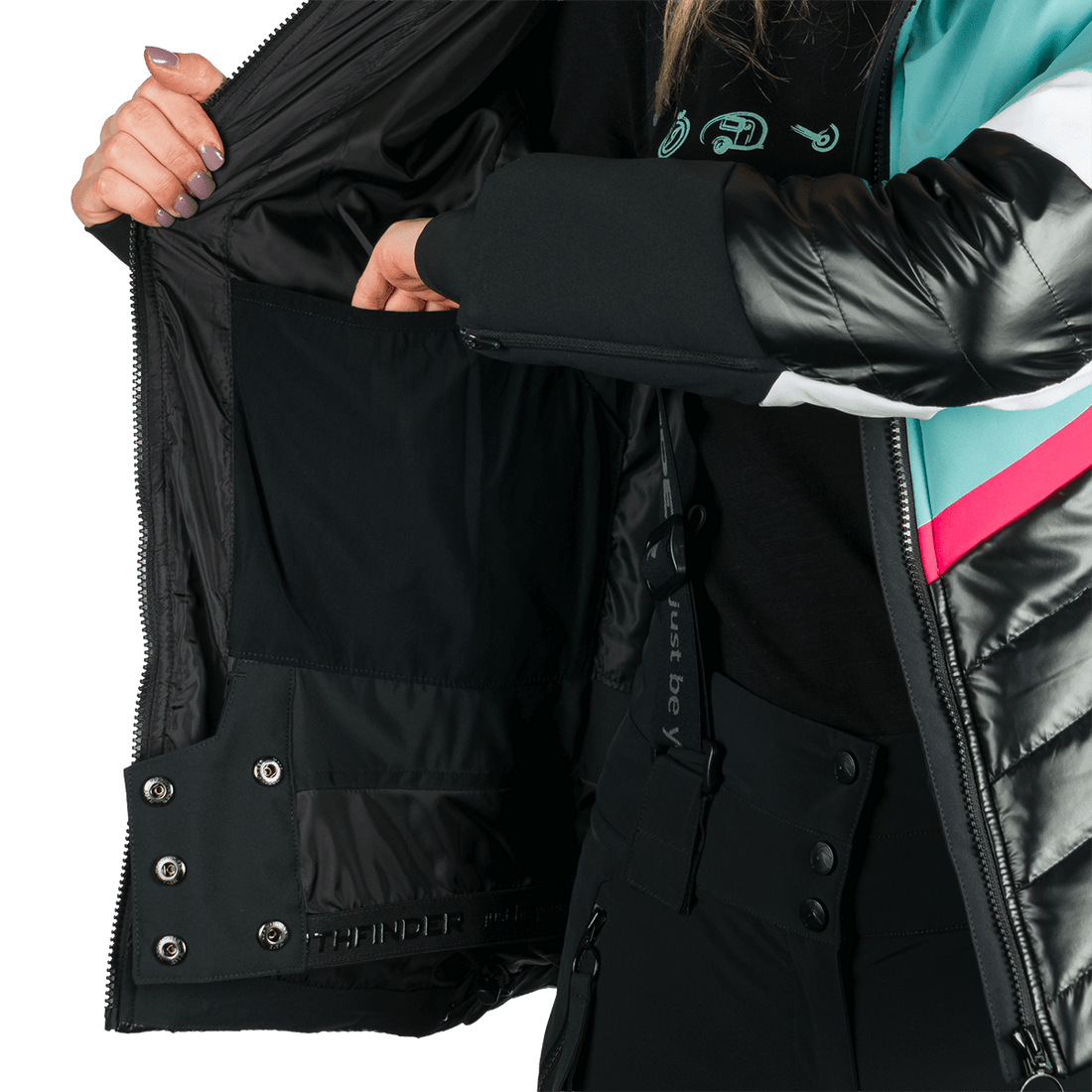 BU-6352SNW women's ski trendy comfort jacket insulated JADA