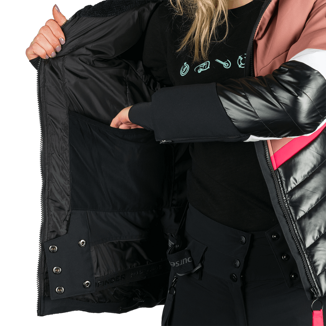 BU-6352SNW women's ski trendy comfort jacket insulated JADA