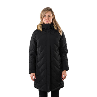 BU-6360SP women's insulated jacket long style RAELYNN