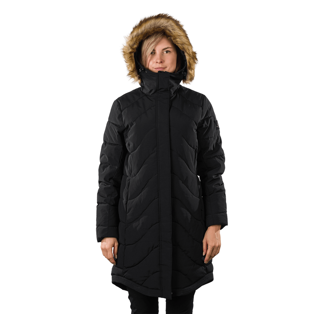 BU-6360SP women's insulated jacket long style RAELYNN