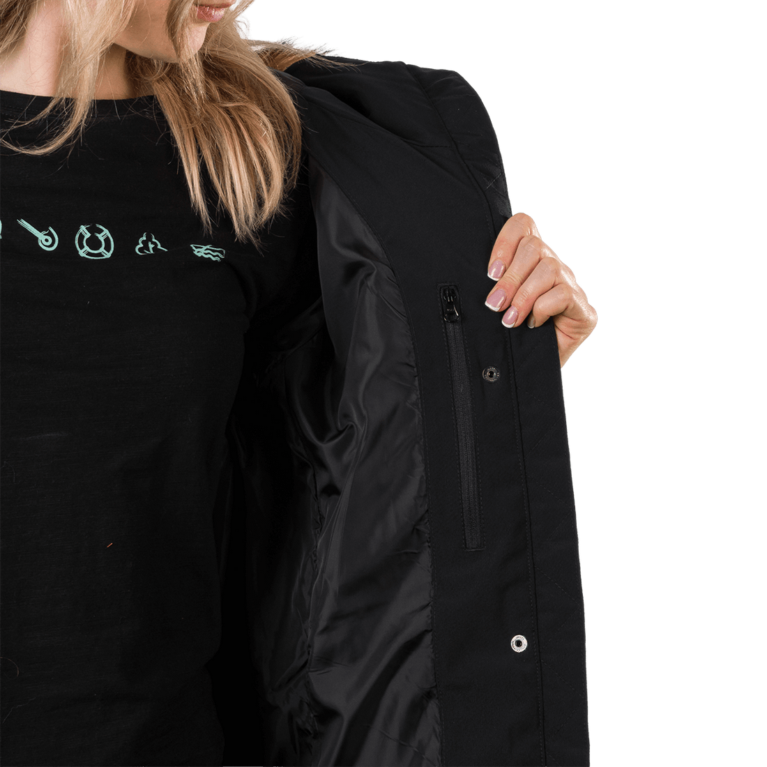 BU-6360SP women's insulated jacket long style RAELYNN