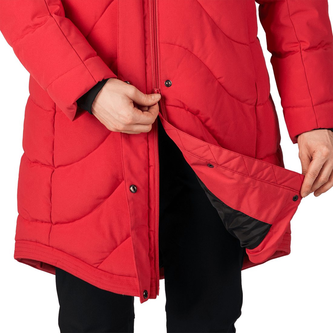 BU-6360SP women's insulated jacket long style RAELYNN