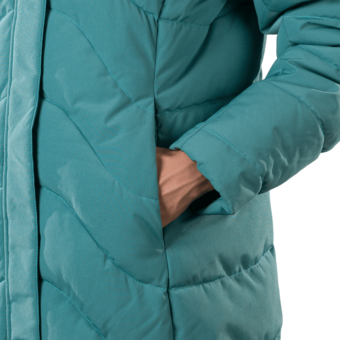 BU-6360SP women's insulated jacket long style RAELYNN