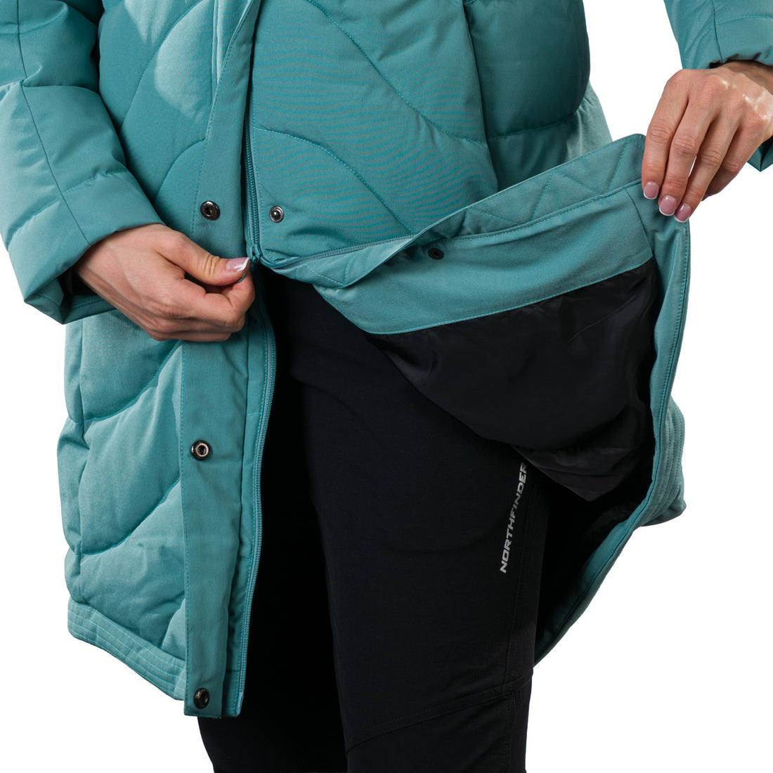 BU-6360SP women's insulated jacket long style RAELYNN
