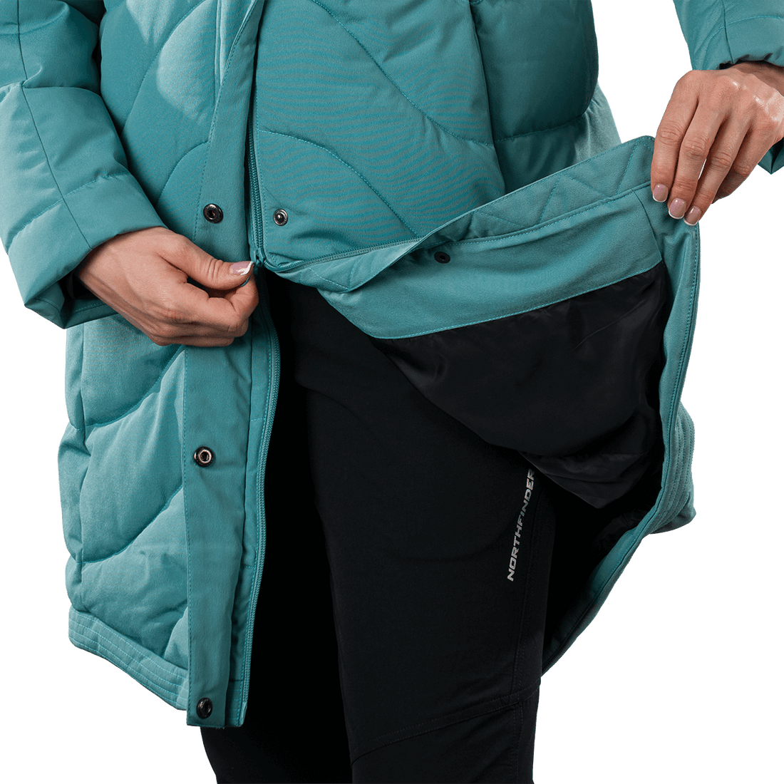BU-6360SP women's insulated jacket long style RAELYNN