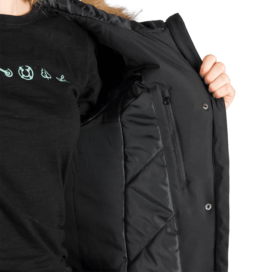 BU-6362SP women's lightweight semi fit jacket LANEY