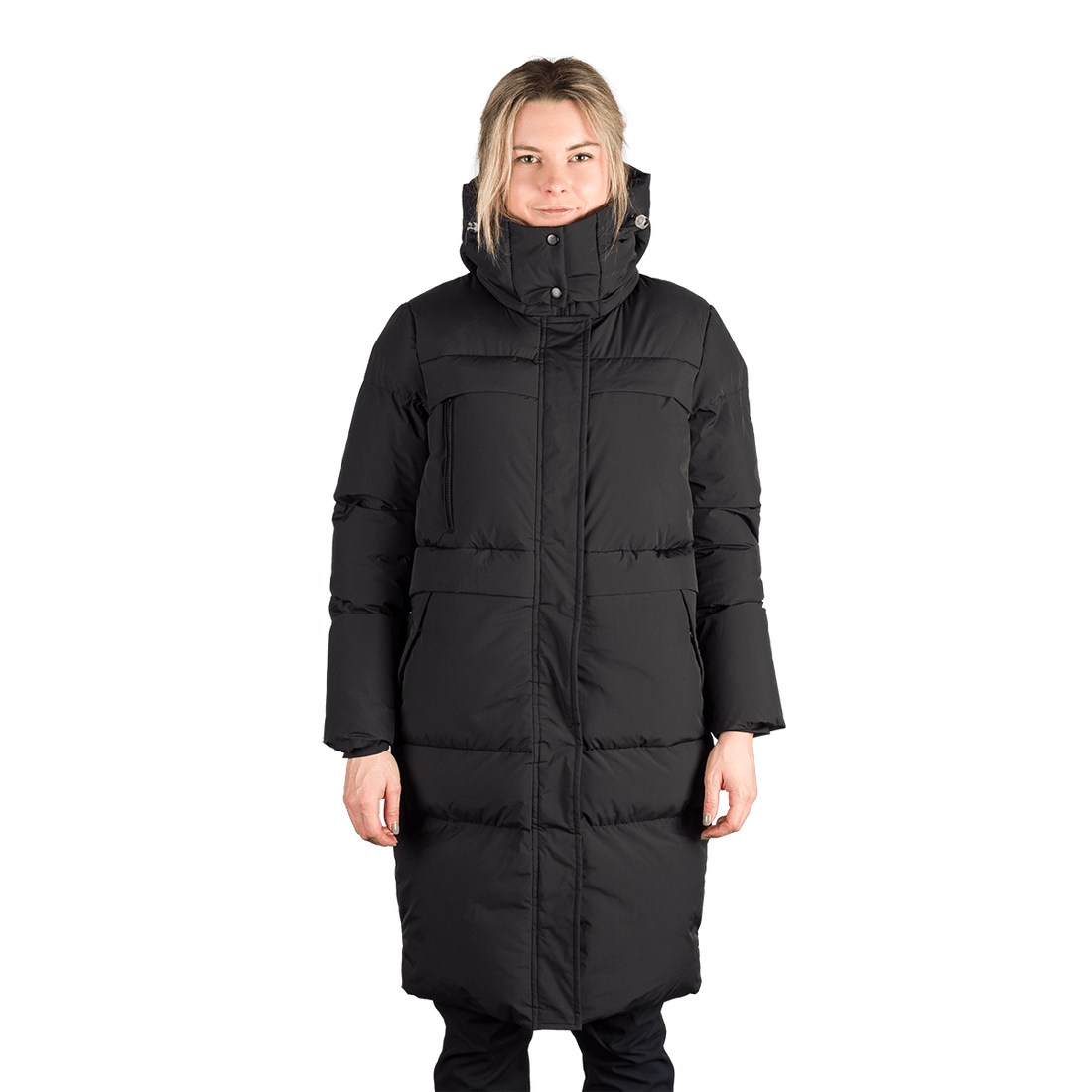 BU-6366SP woman's sport like down jacket long style EVELYNN
