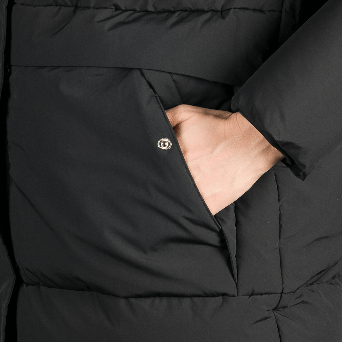 BU-6366SP woman's sport like down jacket long style EVELYNN