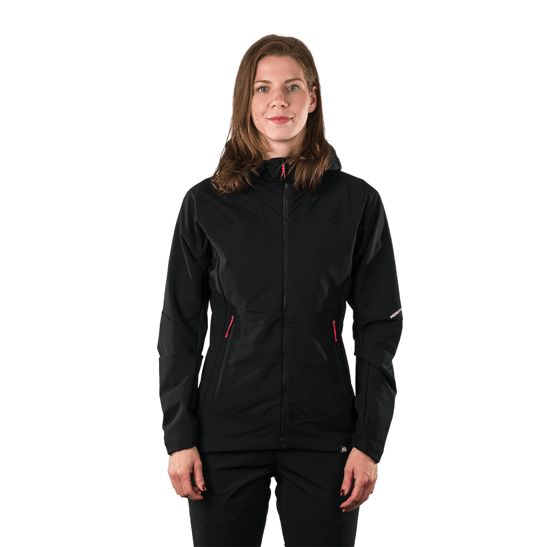BU-6404OR women's trekking softshell jacket 1L DESTINEY