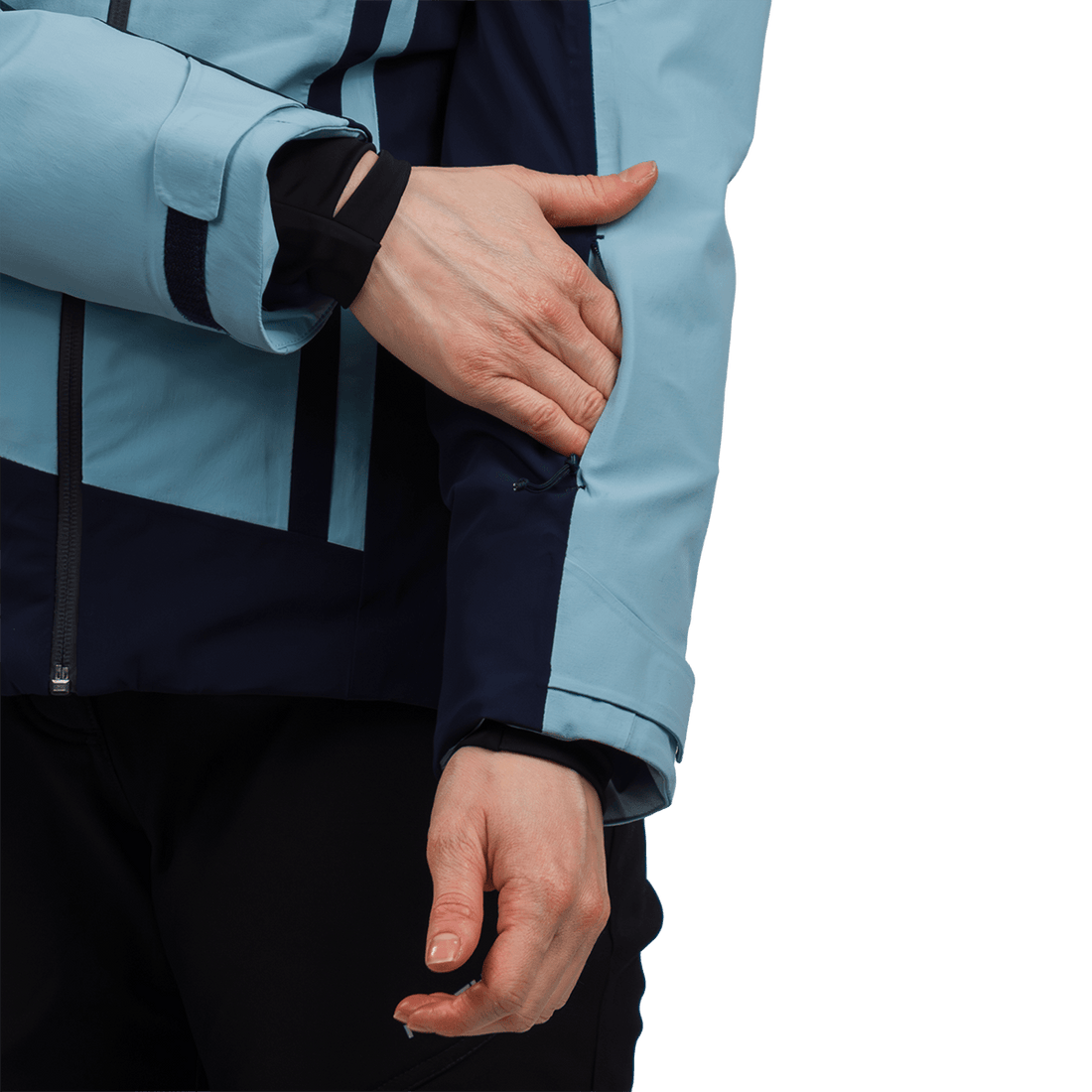 BU-6422SNW women's ski technical jacket fully featured AMALIA