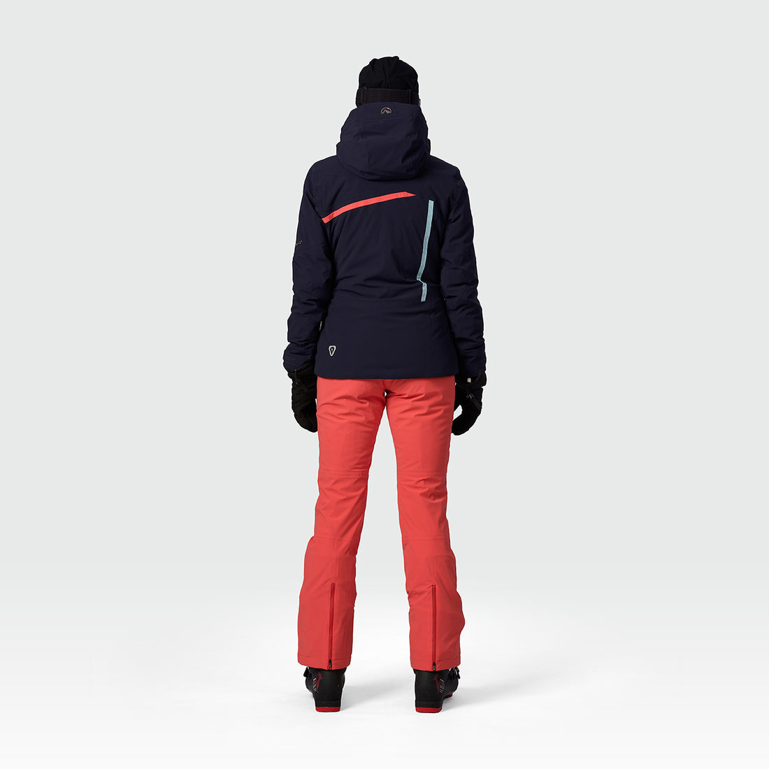 BU-6422SNW women's ski technical jacket fully featured AMALIA