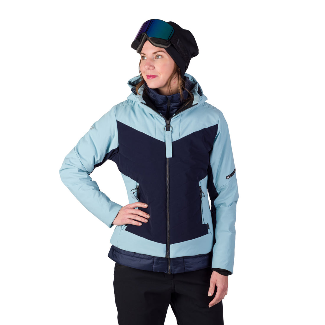 BU-6423SNW women's ski technical trendy insulated jacket NOELLE
