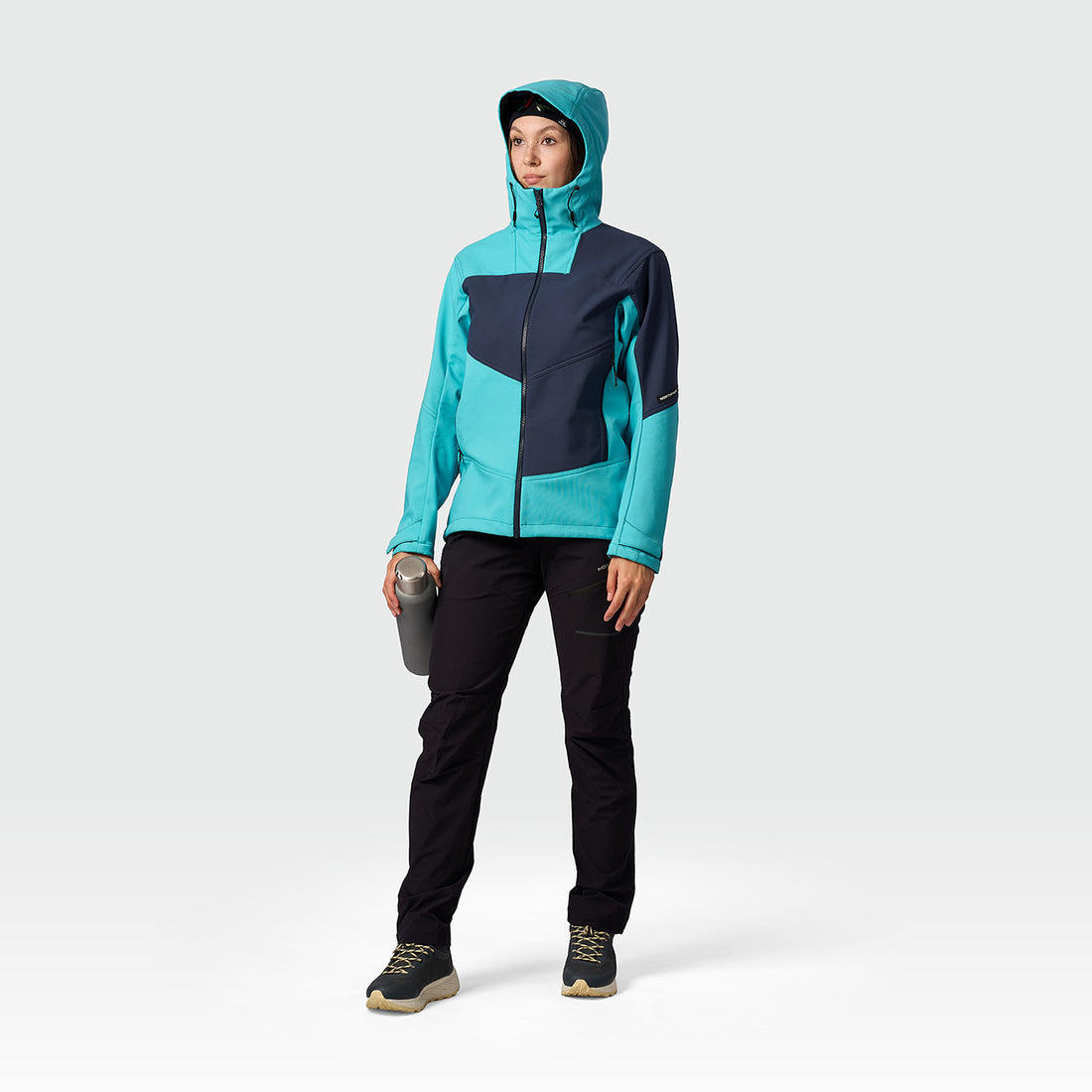 BU-6450OR women's outdoor hoody softshell jacket 3L TRIANN