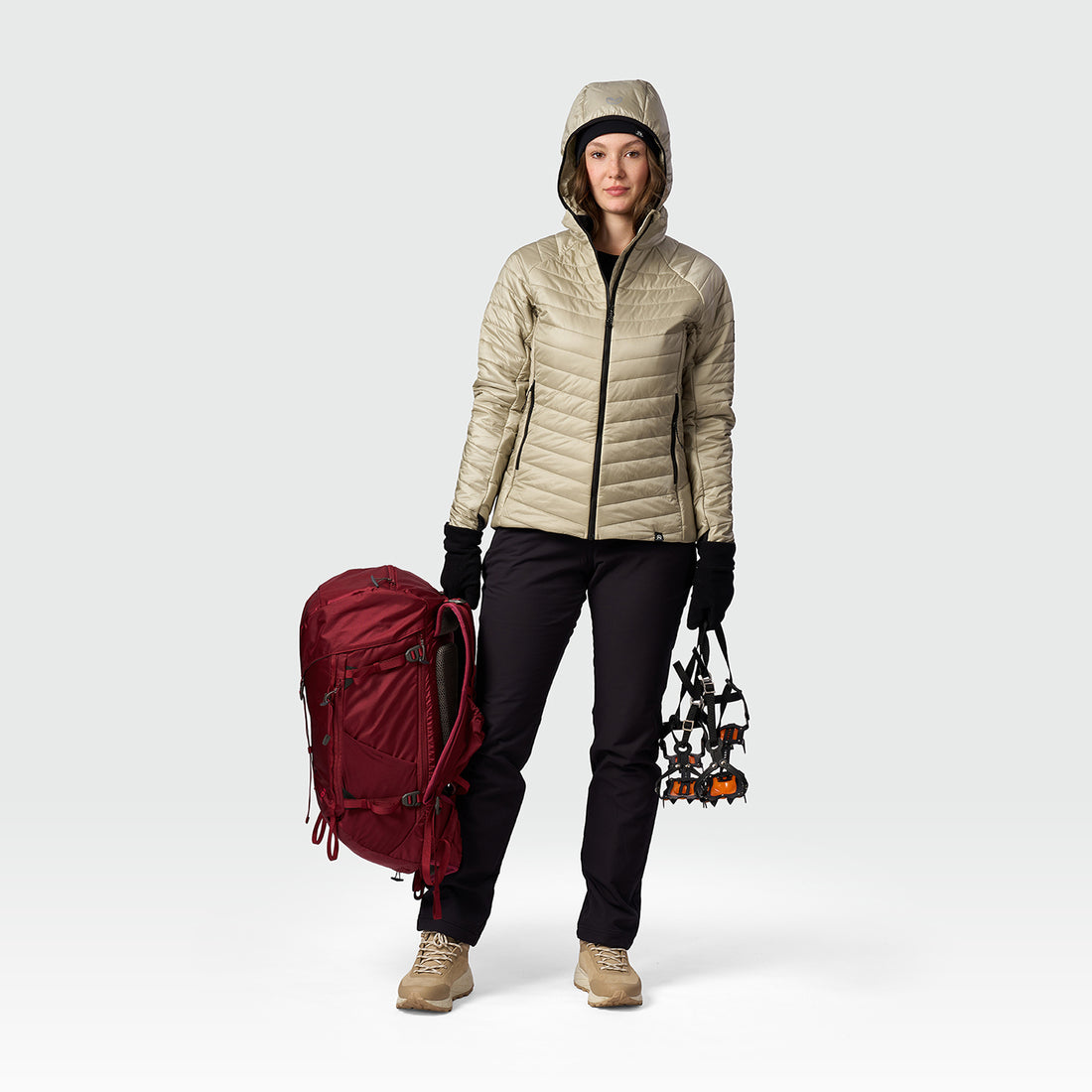 BU-6453OR women's outdoor light insulated jacket MARCELA