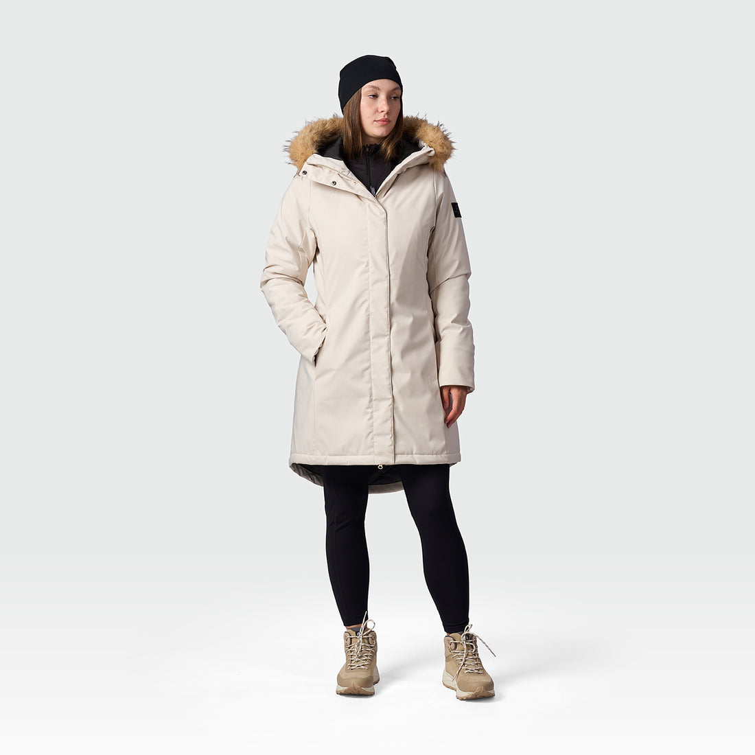 BU-6465SP women's insulated jacket long style GISEL