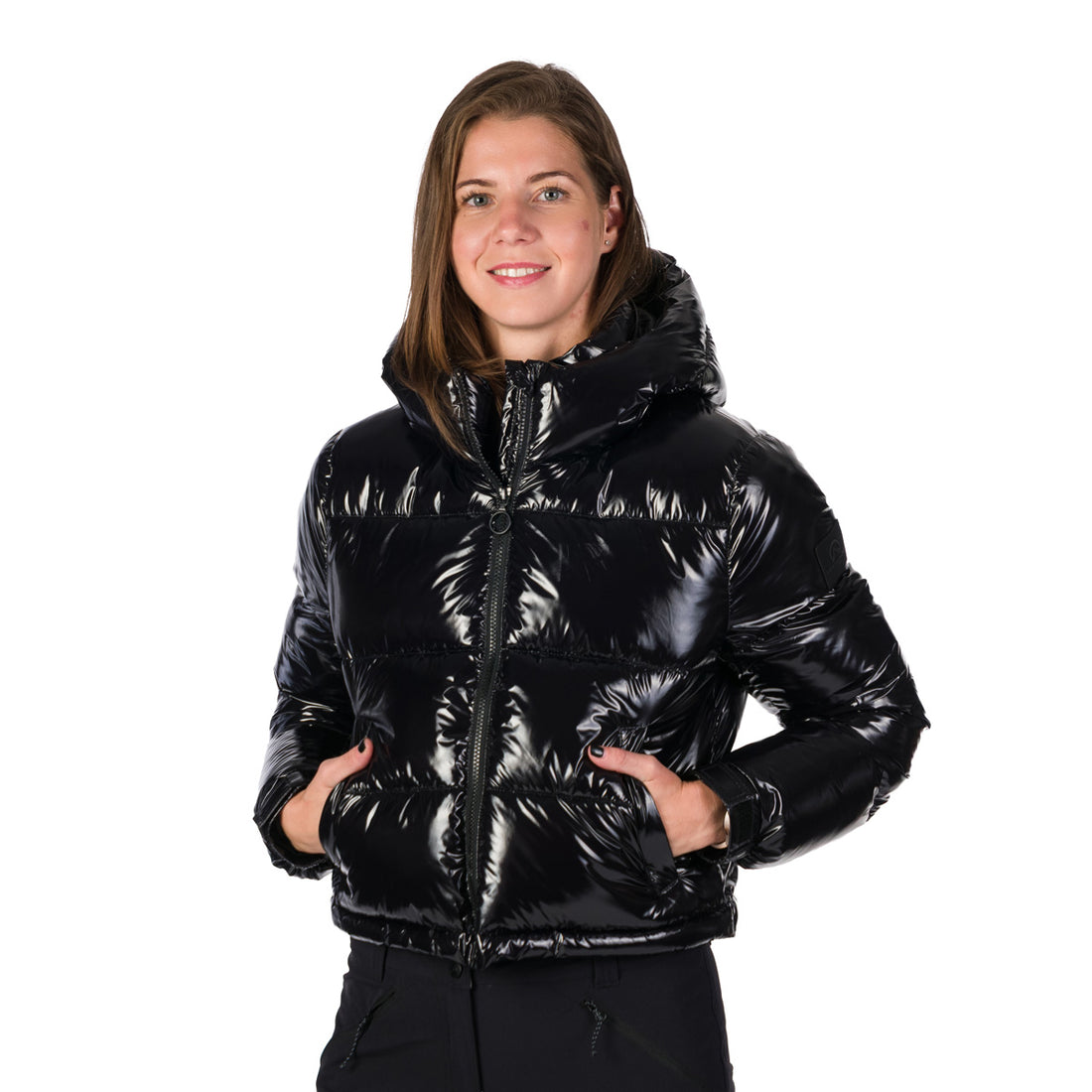 BU-6468SP women's trendy crop insulated jacket ANCHE