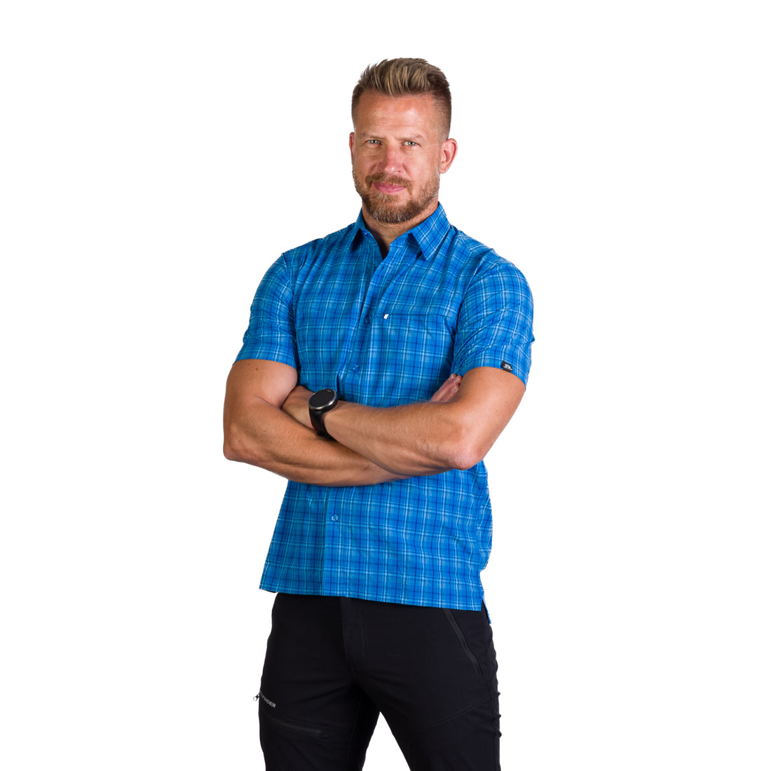 KO-30451OR men's technical outdoor shirt short sleeve CASEN