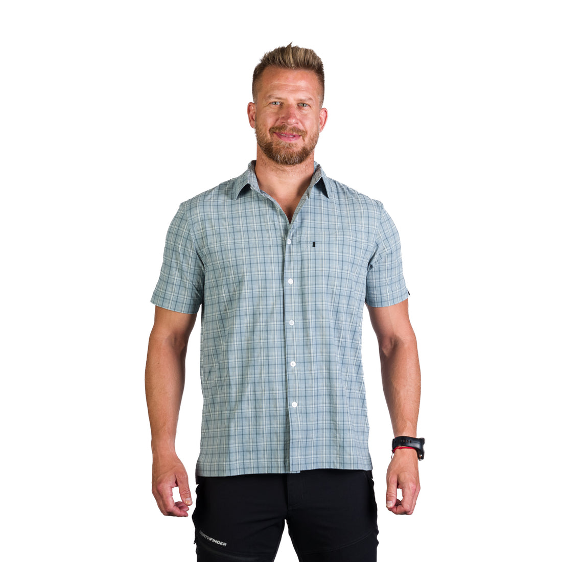 KO-30451OR men's technical outdoor shirt short sleeve CASEN