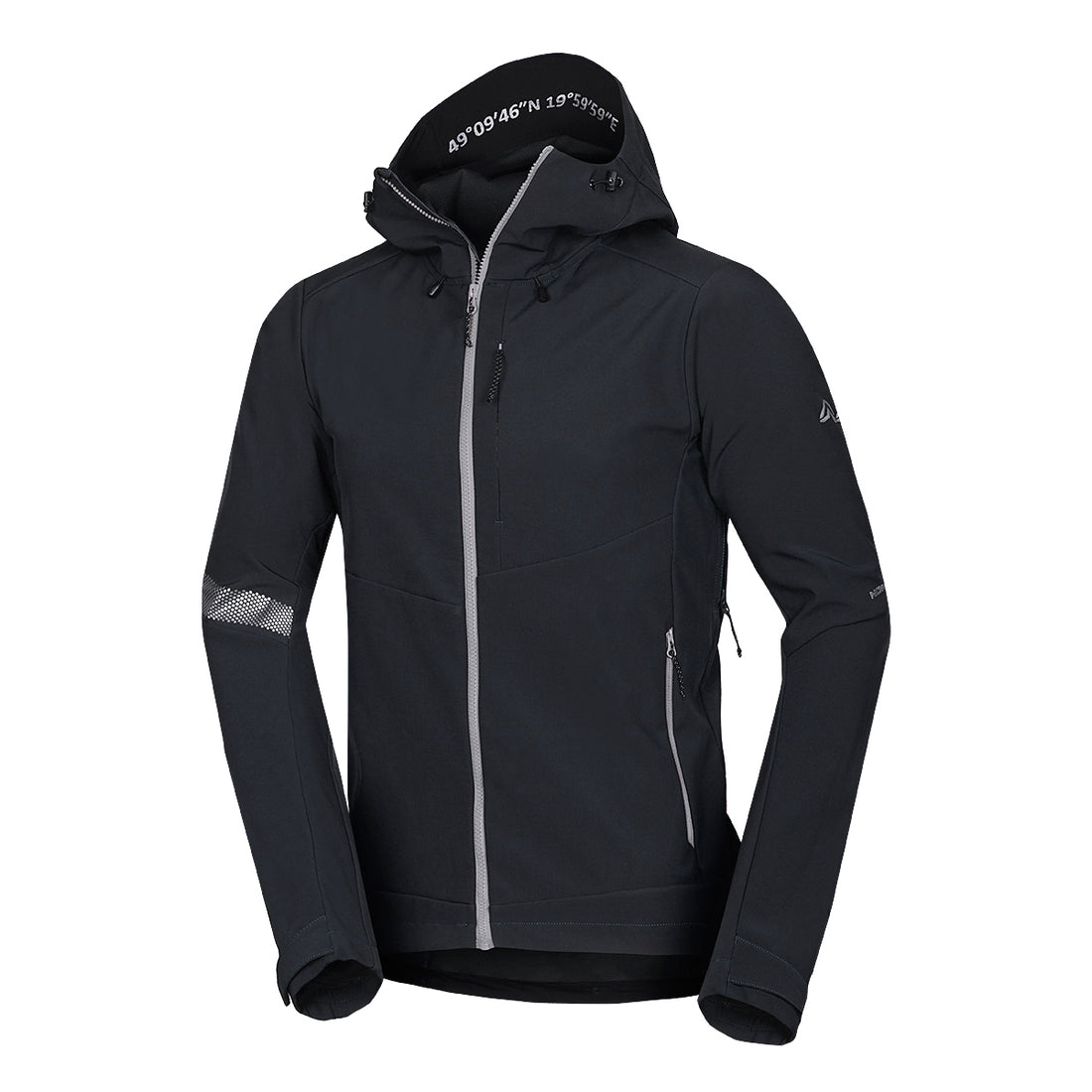 Men's hiking softshell stretch jacket MONTE