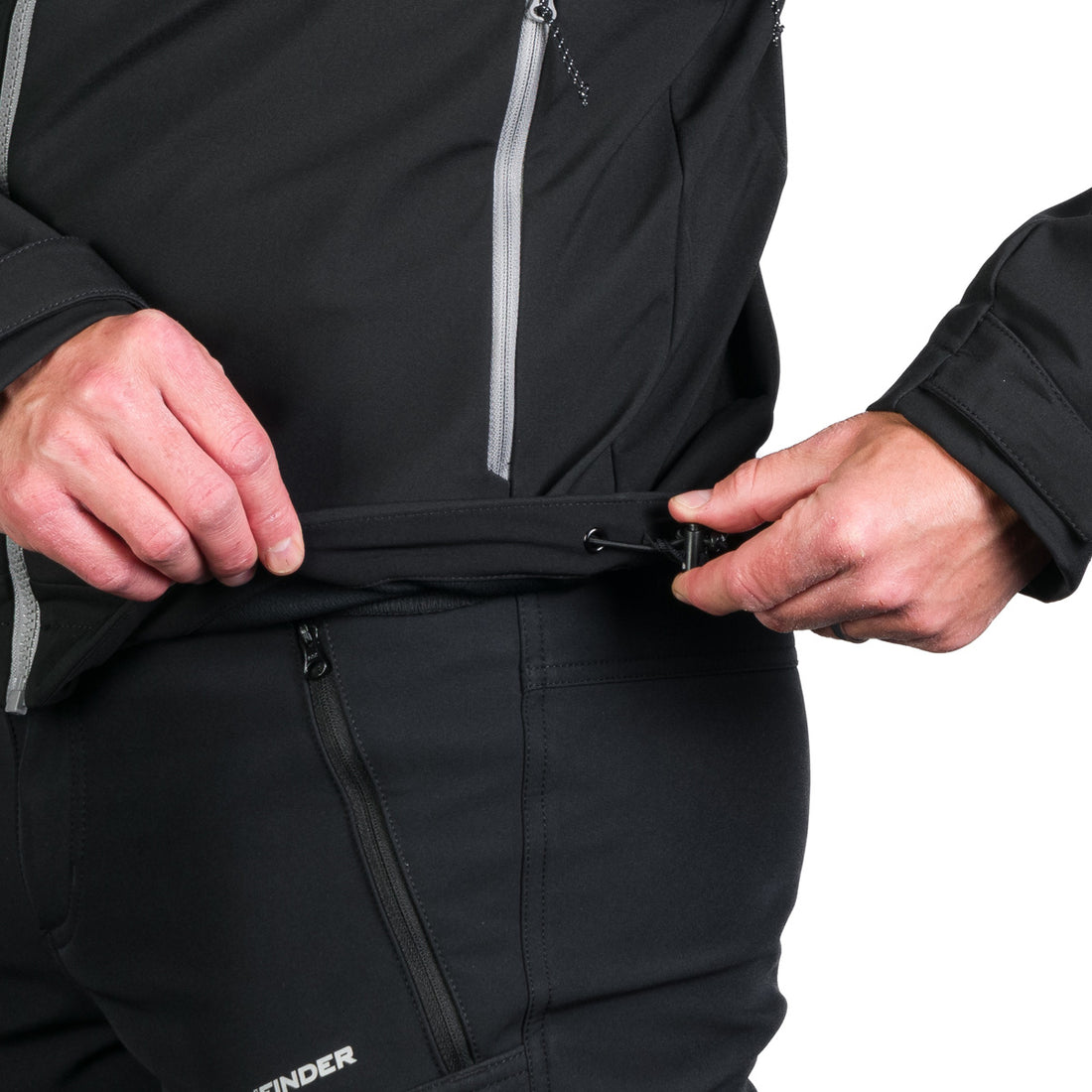 Men's hiking softshell stretch jacket MONTE