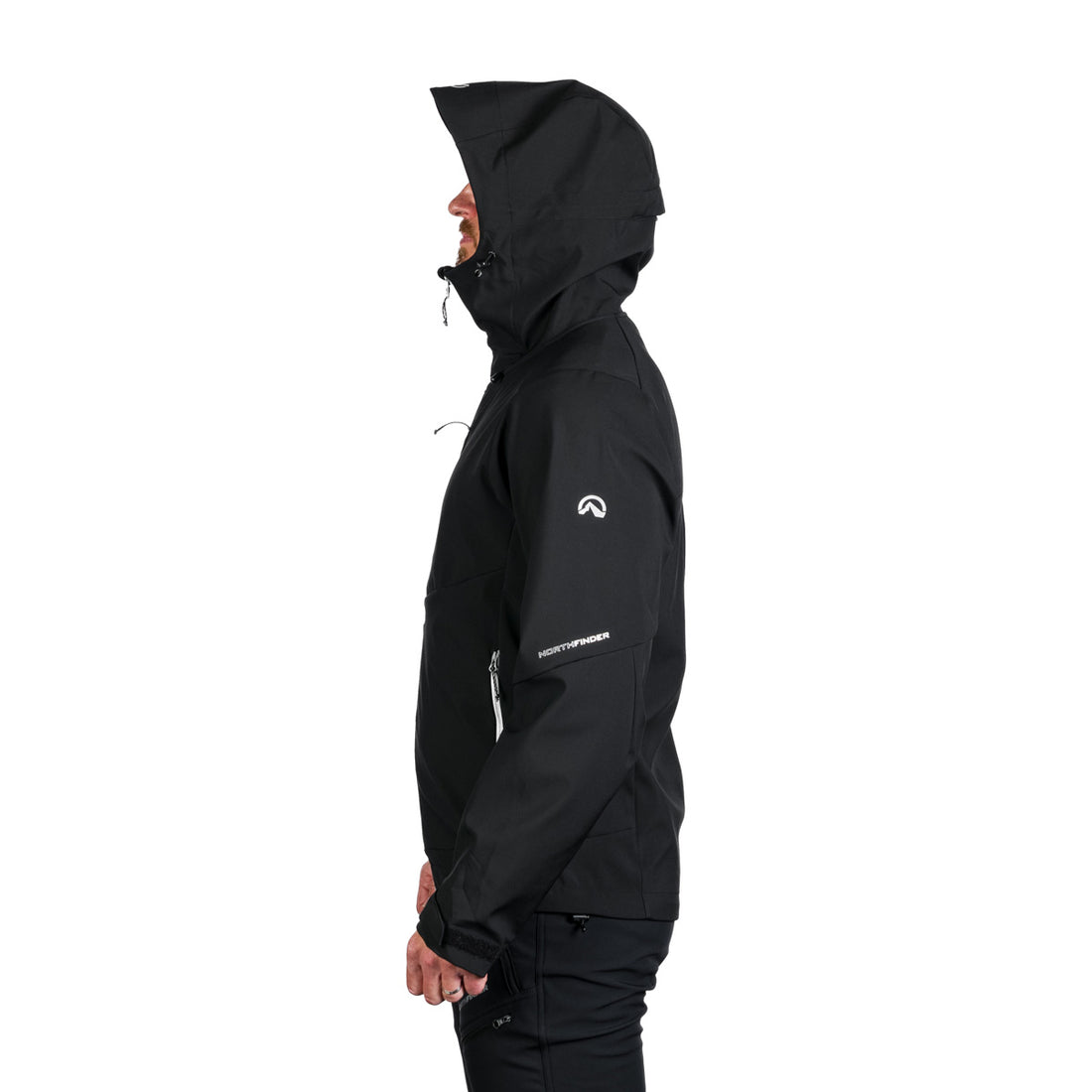 Men's hiking softshell stretch jacket MONTE