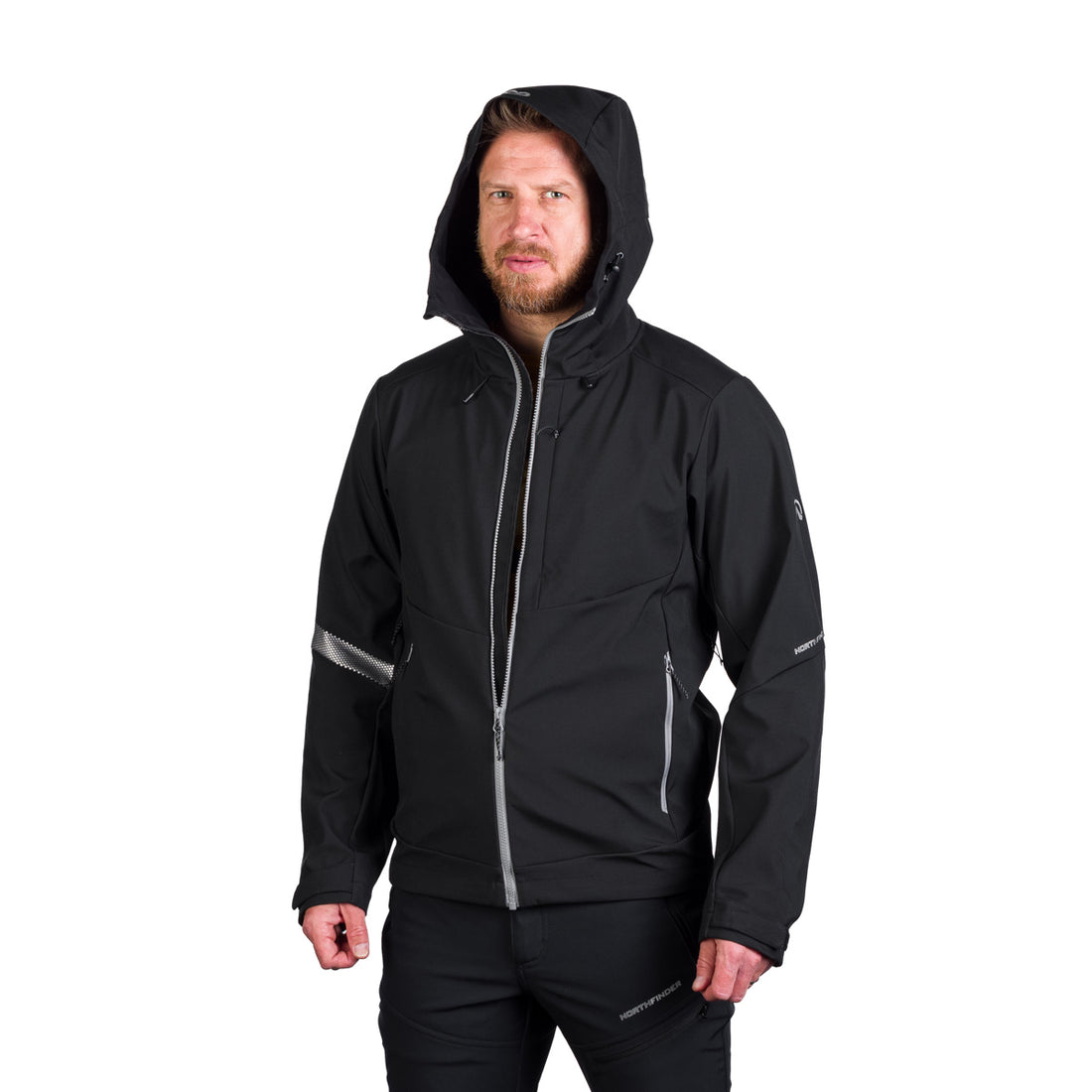 Men's hiking softshell stretch jacket MONTE