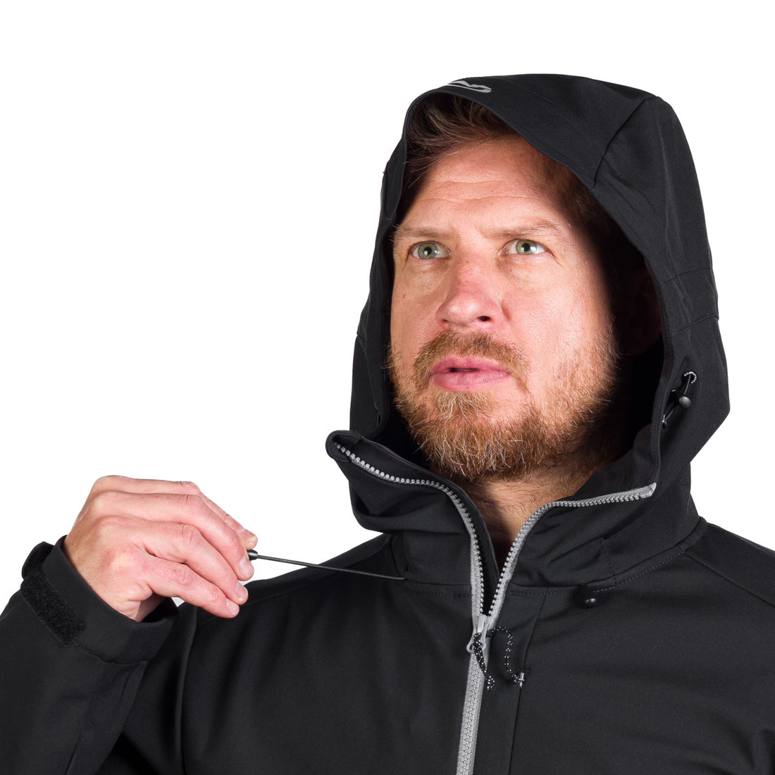 Men's hiking softshell stretch jacket MONTE