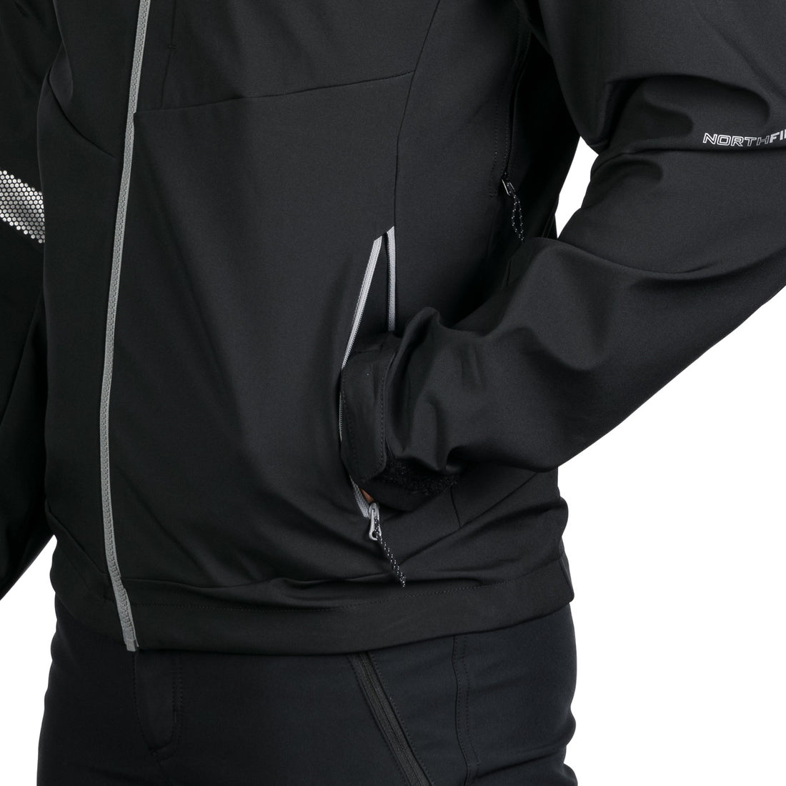 Men's hiking softshell stretch jacket MONTE