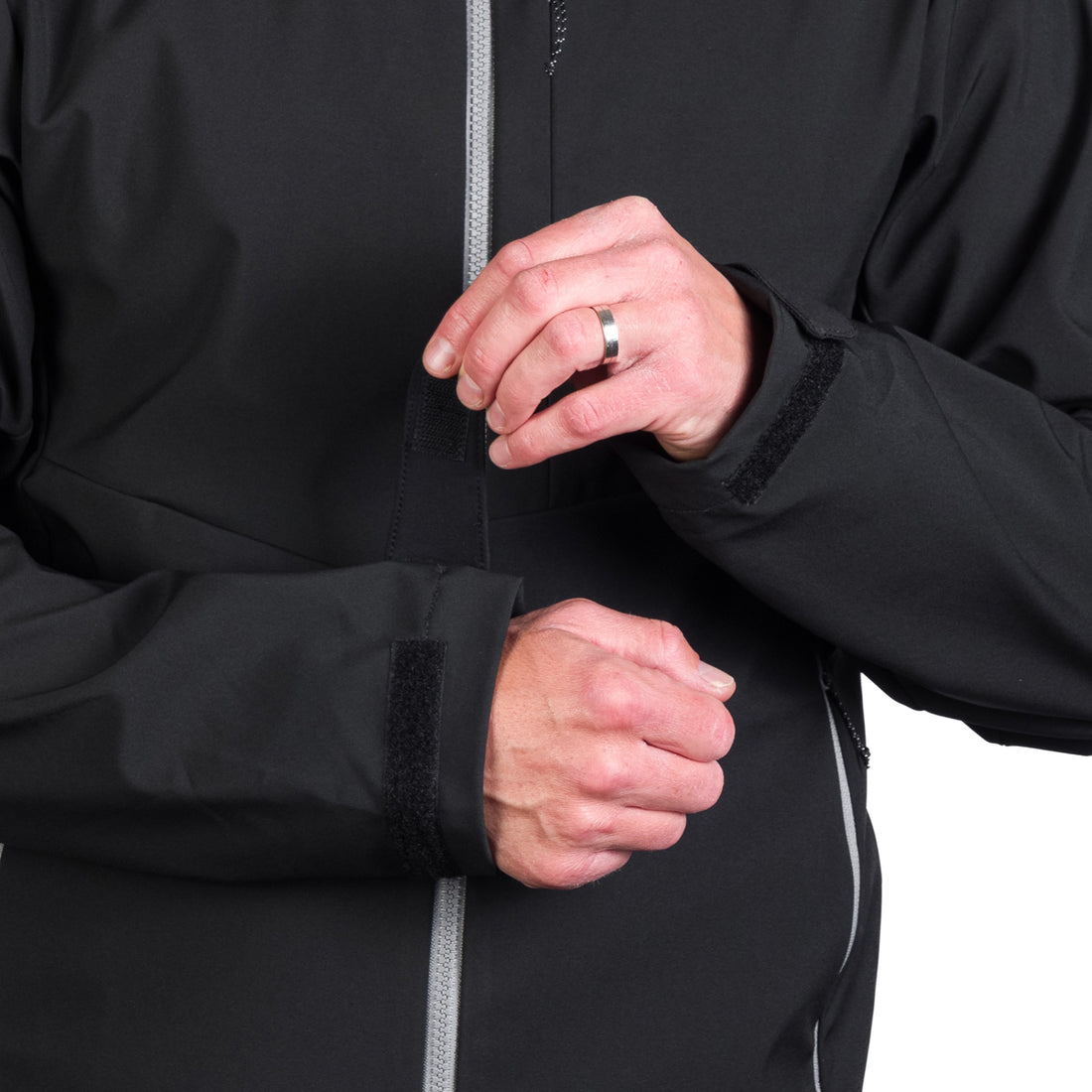Men's hiking softshell stretch jacket MONTE