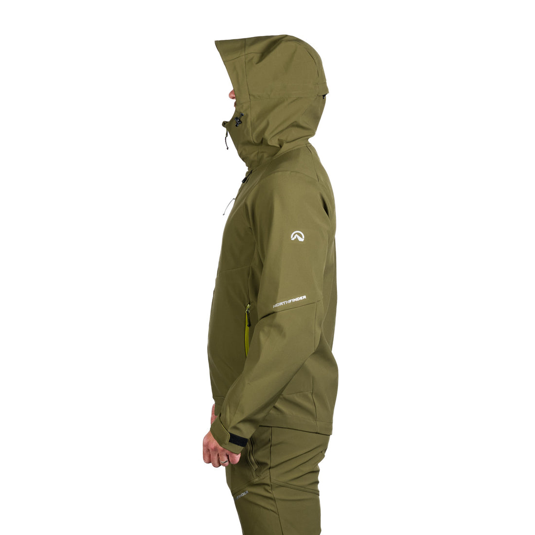Men's hiking softshell stretch jacket MONTE