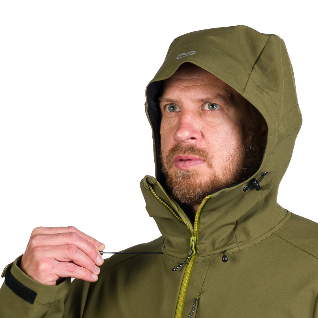 Men's hiking softshell stretch jacket MONTE