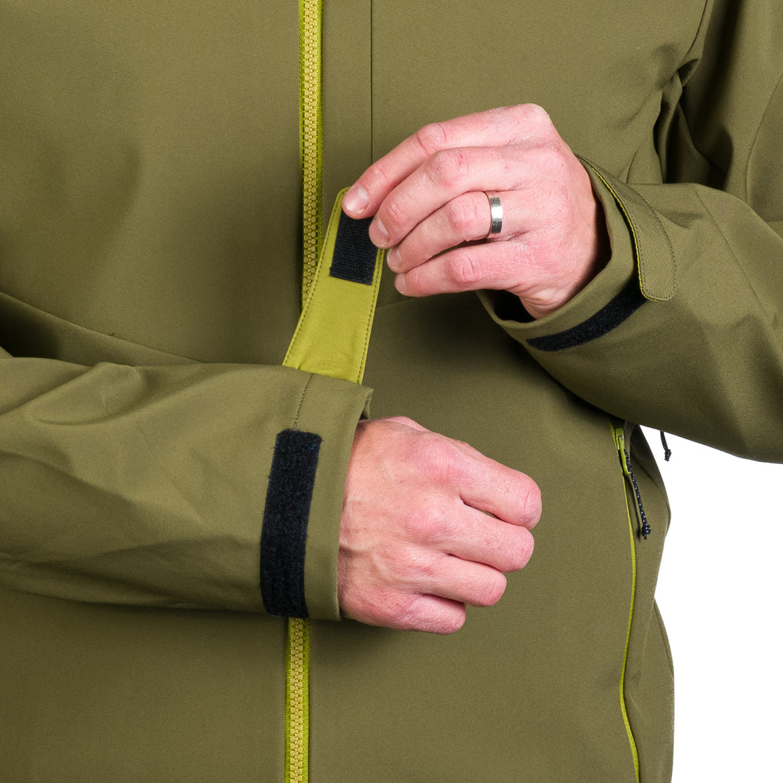 Men's hiking softshell stretch jacket MONTE