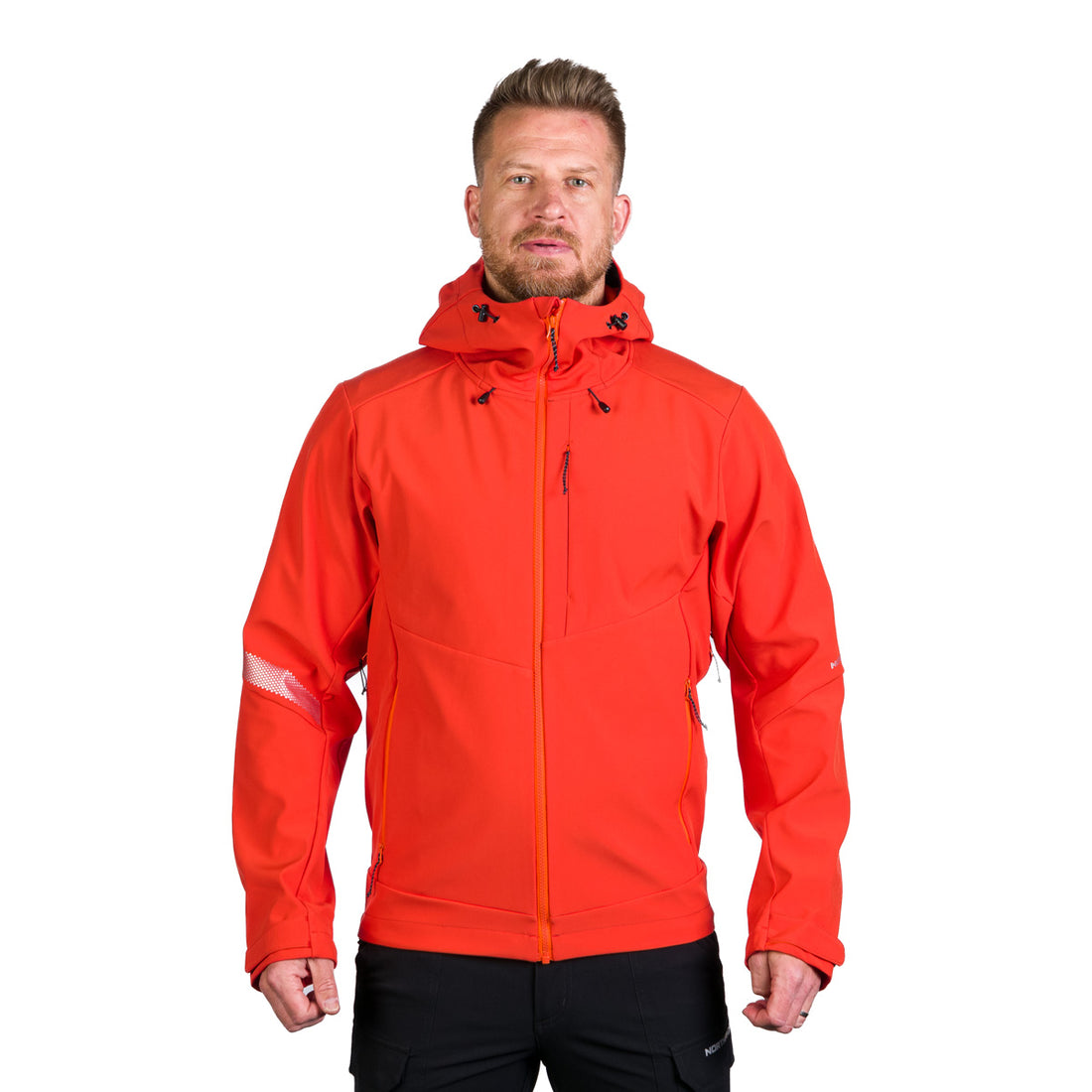 Men's hiking softshell stretch jacket MONTE