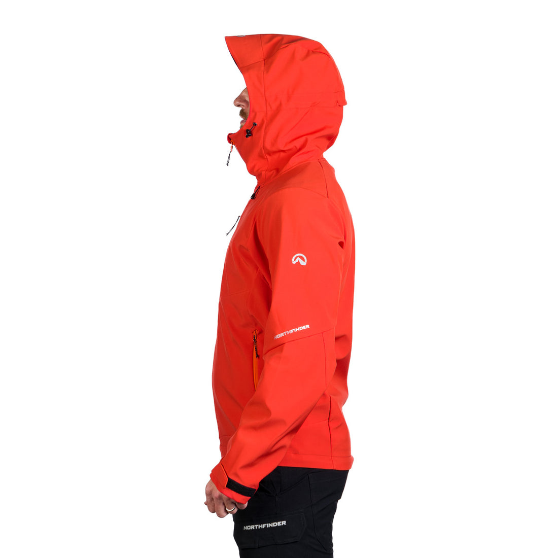 Men's hiking softshell stretch jacket MONTE
