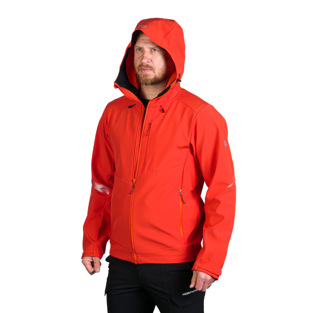 Men's hiking softshell stretch jacket MONTE