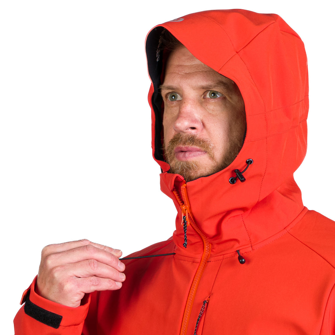 Men's hiking softshell stretch jacket MONTE