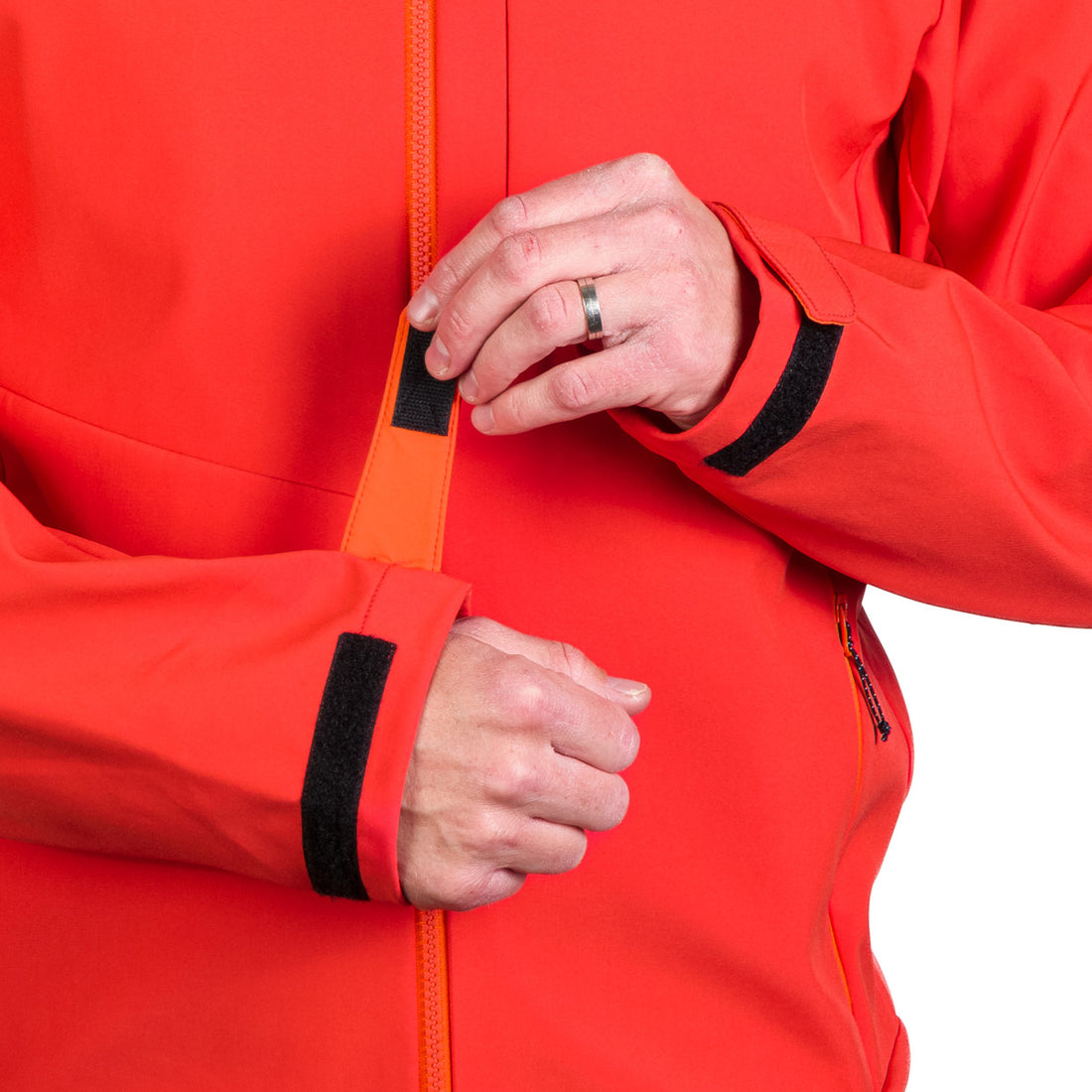 Men's hiking softshell stretch jacket MONTE