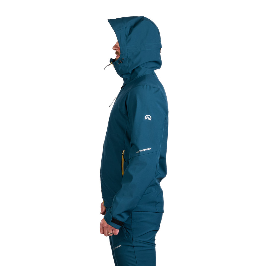 Men's hiking softshell stretch jacket MONTE