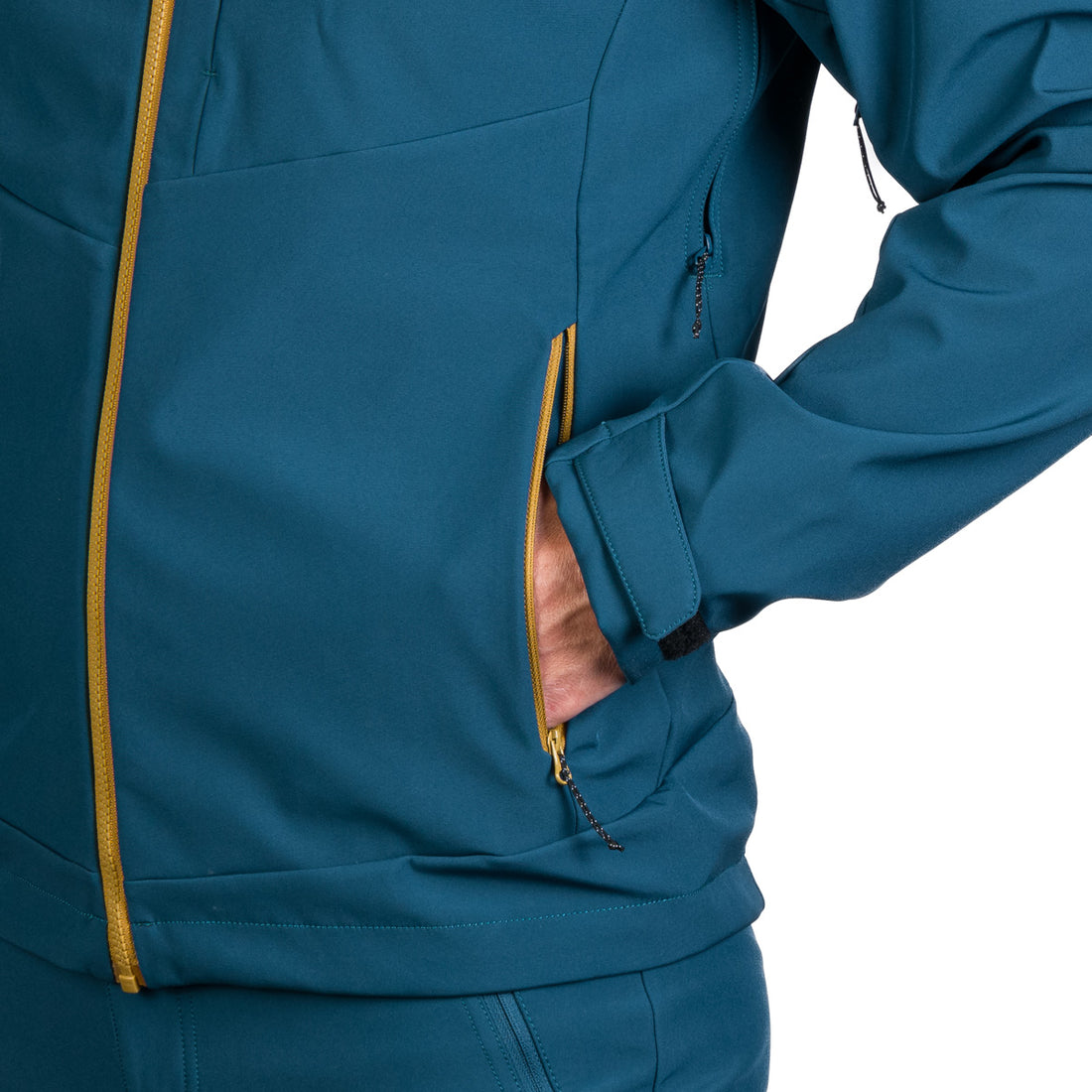 Men's hiking softshell stretch jacket MONTE