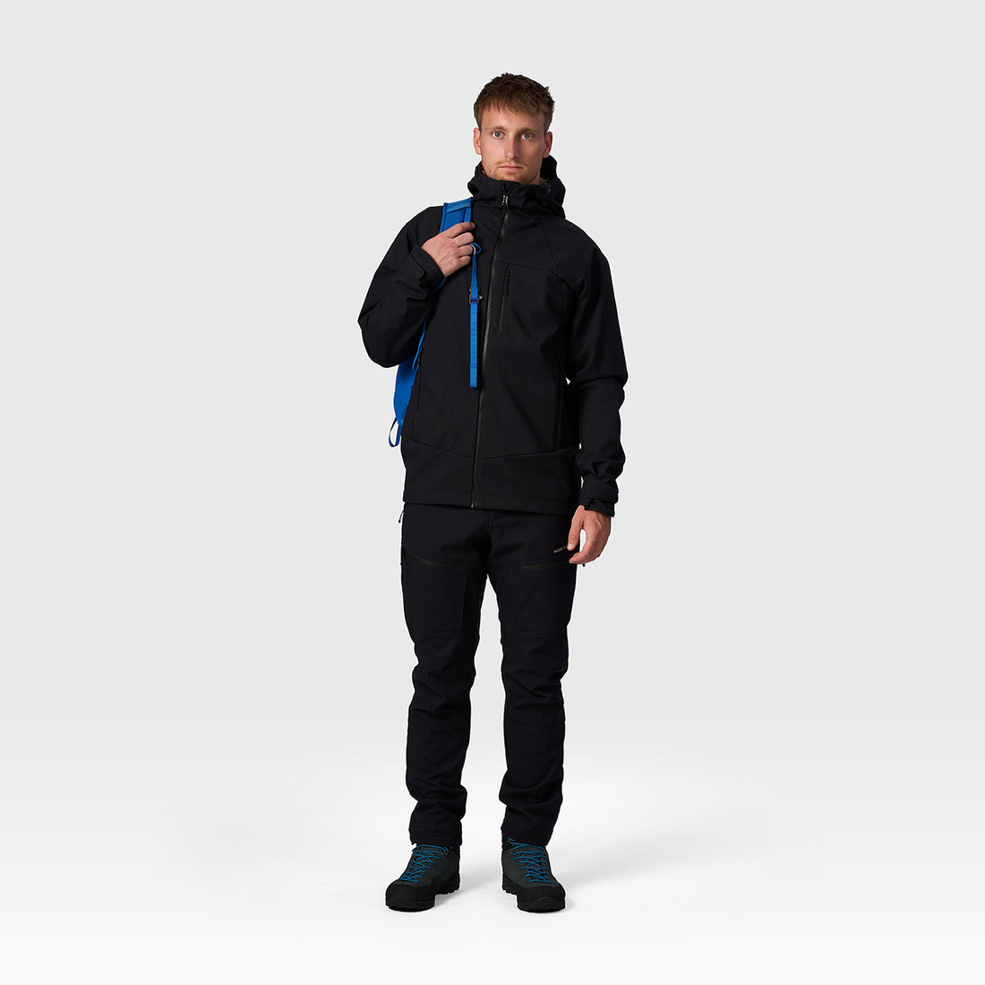 men's outdoor hoody softshell jacket 3L